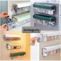 Kotak Penyimpanan Serbaguna Sliding Cabinet Wall Storage Socks Underwear Drawer Organizer. 