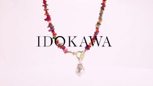 FC[HOT SALE] IDOKAWA Baroque Pearl Necklace Bohemian Jewellery For Women Irregular Multicolor Cubic Stone Simple Boho Style Short Bead Choker For Lady Girl Fashion Vintage Vaction Style OT Buckle Chain NO3001WW
