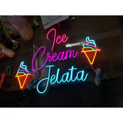 Neon Flex Custom | LED Neon Flex | Neon Sign | Dekorasi Kamar Neon Flex Sign Custom LED Papan Nama Dekorasi Kamar