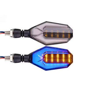 Sein Running Model Garpu Terbaru 2 Warna Lampu Senja Biru Lampu Sein Kuning Universal