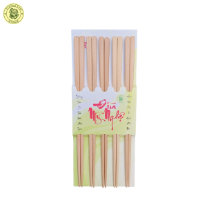 Bộ 05 Đôi Đũa Gỗ Cà Chít Tự Nhiên Mỹ Nghệ - Đồ Dùng Nhà Bếp Thương Hiệu Trường Sơn