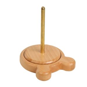 FDGFGG Spinning Wooden Yarn Holder Wool Ball Convenient Thread Spool Embroidery Thread Organizer Rotating Yarn Stand Crochet