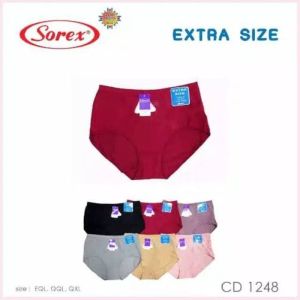 Celana Dalam Wanita Dewasa Lusinan Size Jumbo Merk Sorex 1248