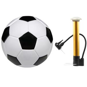 OEUVR Outdoor for Children Size 4 Soft PVC Size 5 Kids/Adults Football Training Balls Black White Soccer Ball