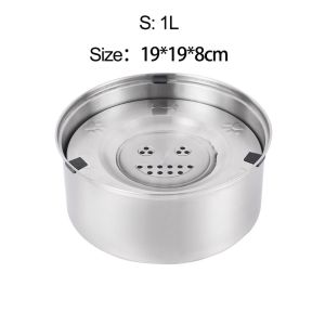SG Dog Water Bowl Stainless Steel Slow Feeder Spill Proof Large Capacity Pet Water Dispenser for Small Medium Large Pets
