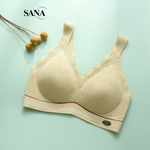 Lace Genki Sportbra SANA สปอร์ตบรา เบาบาง ตกแต่งด้วยลายลูกไม้ ไม่อึดอัด ให้ความสบาย สวมใส่มีหวาน เซ็กซี่มีสไตล์