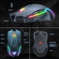 Onikuma CW905 3600 DPI Wireless Gaming Mouse 7 Buttons Design RGB (Black). 