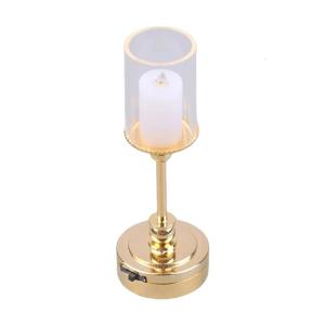 1/12 Miniature Dollhouses Table Lamp for Handmade Enthusiasts and Collector with Glass Shape and Metal Light Base
