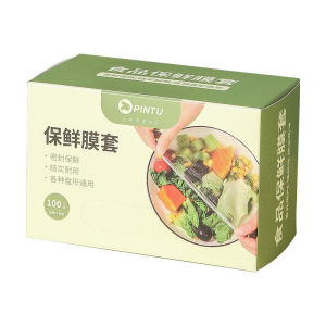 200Pcs Disposable Plastic Wrap Food Cover Food Grade Material Fresh Bag Cling Wrap Food Packaging