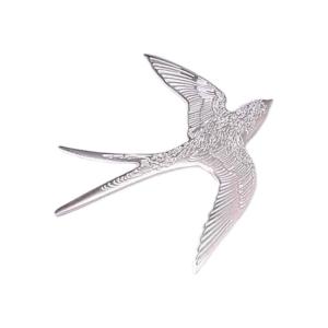 Delicate Alloy Swallow Brooch Bird Design Versatile Dress Lapel Pin Accessory For Daily Wear Special Occasions