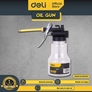 Deli Oil Gun / Penyemprot Oli 250ml Metal Plastik Otomotif DL2402
