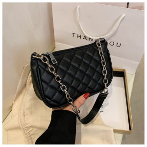 Tas Selempang Bahu Wanita Tali Rantai Kasual Shoulder Bag Korean Fashion Kekinian Terbaru COD T215