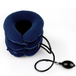 Dearbeauty Inflatable Air Cervical Neck Traction Device Tractor Support Massage Pillow Pain Stress Relief Neck Stretcher Support Cushion