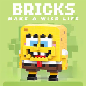 LELE brick Balok Susun Mini Nano Block Model DIY Karakter