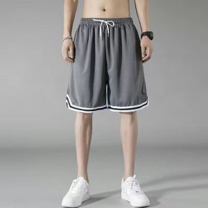 Lansboter quần short nam Quần thể thao dáng rộng thường ngày nam đẹp trai quần short nhà