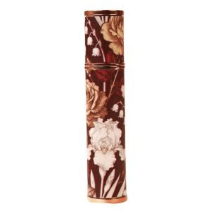 BAGUO Di động Chai nước hoa 10ml Có thể đổ đầy lại Có thể tái sử dụng Bình xịt da hoa văn An toàn Kích thước bỏ túi Lọ đựng mẫu Du lịch