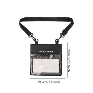 Waterproof Swimming Bag / Large Capacity Storage Phone Case with Touch Screen / Underwater Shoulder Phone Pocket / for Swimming Drifting Diving