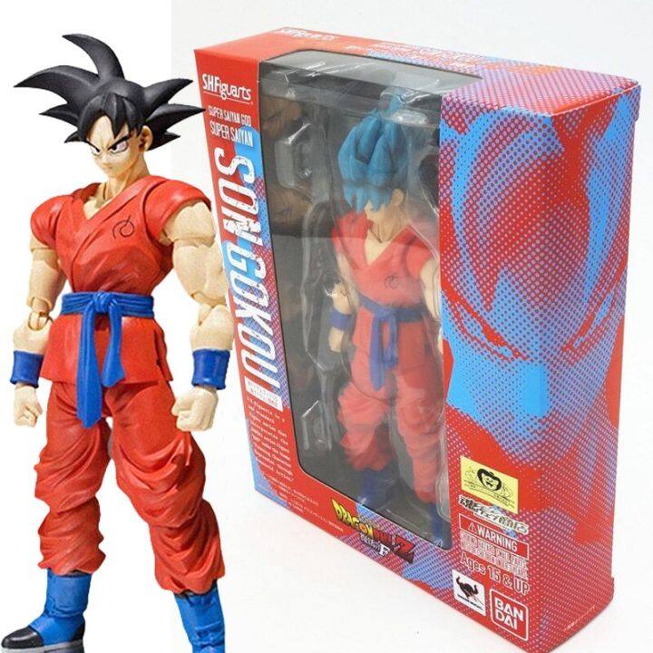 Dragon Ball Z Blue Hair Son Goku Action Figure Shfiguarts Super Gk 16Cm  Dragonball Model Toys Joint Movable Collection Doll