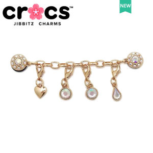 Charm cross Jibbitz Kim Loại Giày Khóa Hoa Ngôi Sao Mặt Trăng Đá Quý Dây Xích 2024 Phong Cách Mới Phụ Kiện Thời Trang Trang Trí Khóa Sticker Dép cross