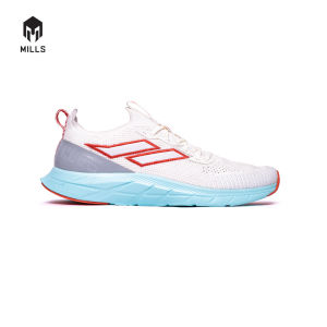 Mills Sepatu Lari Running Shoes Treximo Enerlite White/Grey/Tosca 9102003