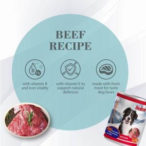 Bioline Canned Dog Wet Food for Dog 375g