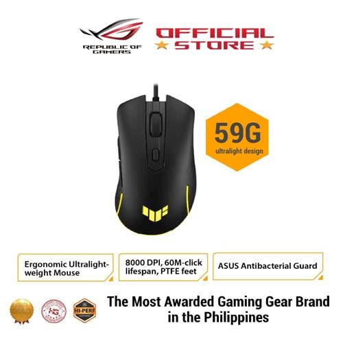ASUS TUF Gaming M3 Gen II is an ultralight 59gram wired gaming mouse