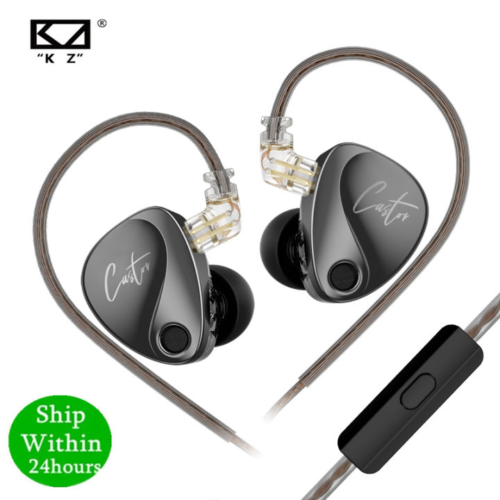 Best Headphones Ear Headphones High Bass Headset KZ Castor In Ear