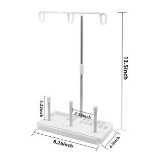 Heavy Duty 3 Spool Thread Rack Stand High Speed Sewing Machine Accessory Overlock Serger