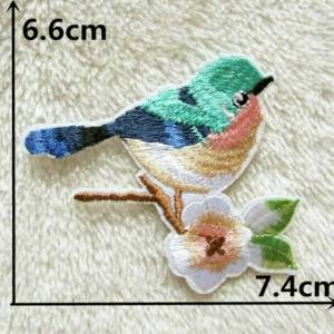 Patch Bordir Burung: Cara Pasang Disetrika/Iron On