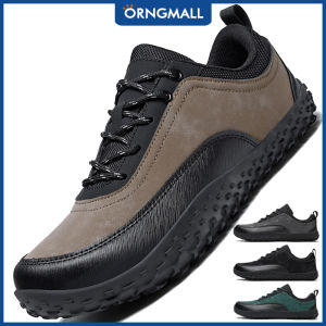 ORNGMALL Large Size Mens Wide Palm Barefoot Shoes Wear-resistant Casual Sport Shoes Breathable Men Sneakers Lightweight Comfortable Non-Slip Durable Casual Walking Wide Toe Design Comfortable Sneakers Versatile Footwear Fitness Training