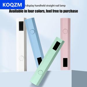 [COD] KOQZM Mini cầm tay UV không dây Nail đèn Gel Nail UV đèn với LED hiển thị nhỏ xách tay liệu pháp ánh sáng đèn Nail