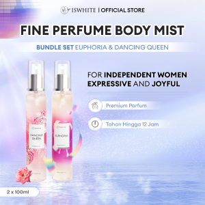 ISWHITE Bundling Fine Perfume Body Mist 100ml | Pewangi Badan Tahan Lama hingga 12 jam