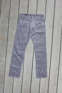 Jack Russel - Men Corduloy Pants กางเกงลูกฟูกผู้ชาย ทรงกระบอกเล็ก - Klassik J-427/38 Corduloy Slim Fit Grey