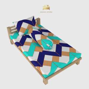 Sprei motip terbaru ukuran .180 x200/ n0 1 bonus sarung bantal 2 sarung guling 1