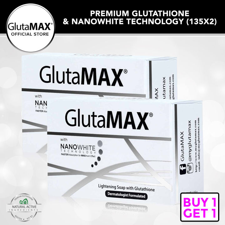 Buy 1 Take 1 GlutaMAX Lightening Soap with Glutathione 135g Moisturizing  Firming Anti-oily Face