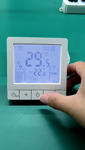 Intelligent Wall Thermostat 25A Programmable Floor Heating Thermostat with Backlight LCD Display Temperature Controller