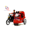 BECAK MOTOR BETOR MINIATUR ORIGINAL PRODUK INDONESIA BISA JALAN ADA MUSIK. 