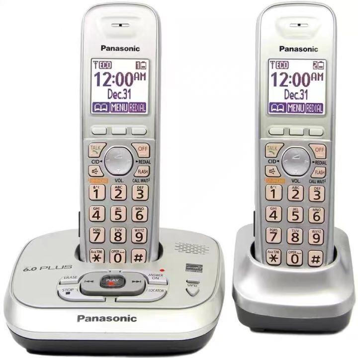 Panasonic KX-TG4221N Expandable Telephone 4-Way Call Capability DECT 6. ...