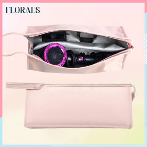 Travel Hair Dryer Curler Storage Bag Dustproof Zippered Protective Cover Compact Durable Organizer for Trip Bathroom