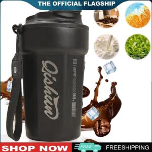 【New Arrival】 450ml Insulated Water Bottle Stainless Steel Thermal Coffee Mug Vacuum Water Bottle Sports Water Bottle for Outdoor Sports