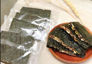 1kg Rong biển kẹp hạt dinh dưỡng - đóng gói từng thanh - đồ ăn vặt - snack rong biển