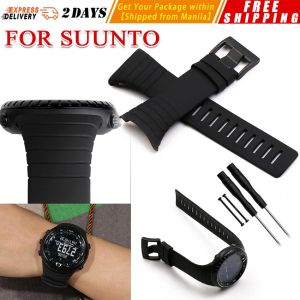 SUUNTO CORE SUUNTO CORE Series Watchband Black Rubber Strap Silicone Bracelet Men Watch Accessories Suunto-Silicone-Strap-Core