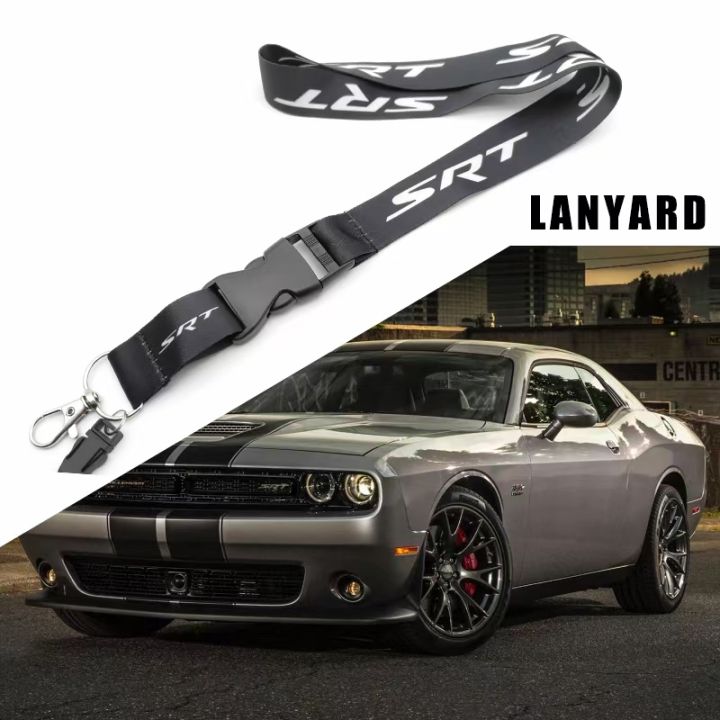 Car Lanyard SRT Modified Cultural Buckle Badge Hanging Neck Key Lanyard Mobile Phone Work Permit Lanyard