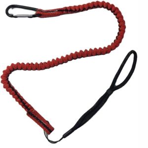 75cm Lanyard Tool Safety Tali Lanyard Safety Elastisitas Tool Lanyard Safety Pengikat Barang Hook