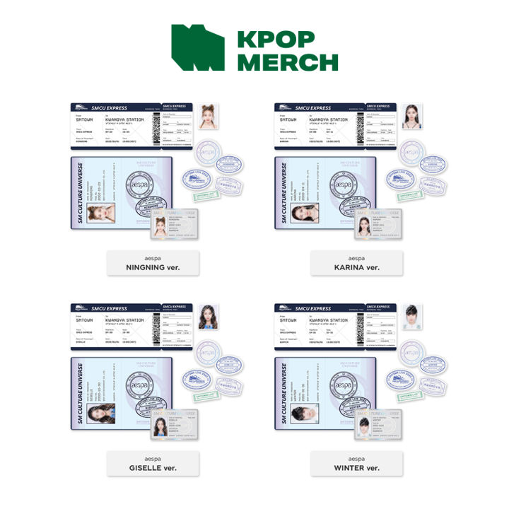 aespa - SMCU EXPRESS KWANGYA PASSPORT SET Kpopmerch Aespa