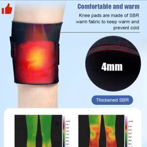 Magnetic therapy adjustable multifunctional knee pads