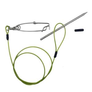 Fish Stringer with Clip and Stainless Steel Cable Stringer Fish Holder for Diving Quick Handspear