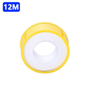 Yellow 12m Teflon Tape Thread Seal For Water Pipe Maintenance And Defend Leakage