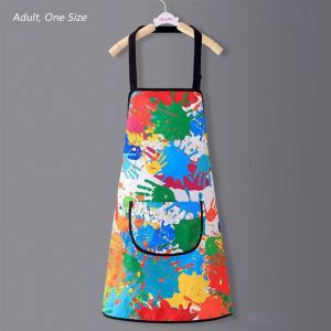 DOOUR Polyester Children Painting Apron Easy Clean Waterproof Kitchen Apron Gifts Costume Art Bibs