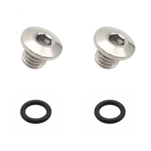 1pair Heavy Type Bicycles Brake Screws Colorful Bicycles Oil Cover Fasteners Cycling Accessories